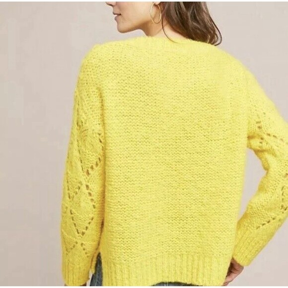 Anthropologie Bright Lights Pullover Sweater By Sleeping On Snow New Size S - Picture 3 of 11
